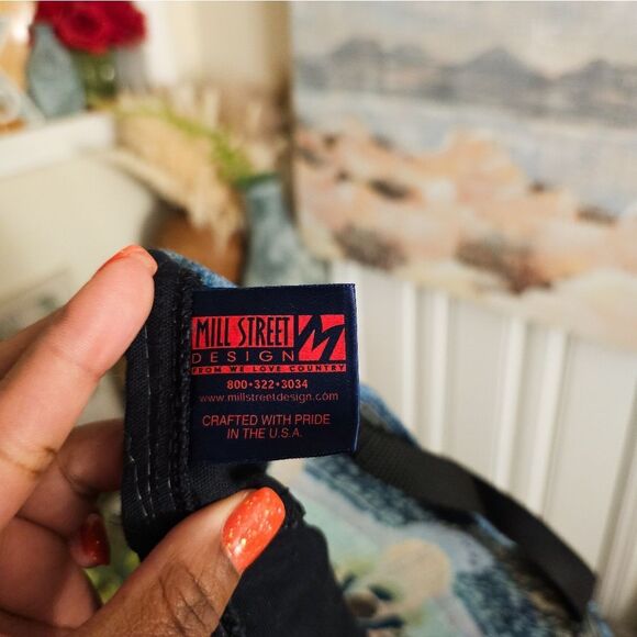 VTG Large Mill Street Design  Tote Bag – Handmade in the USA - Picture 3 of 14